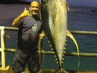 Duarte Rato with a massive Ascension Island Yellowfin Tuna