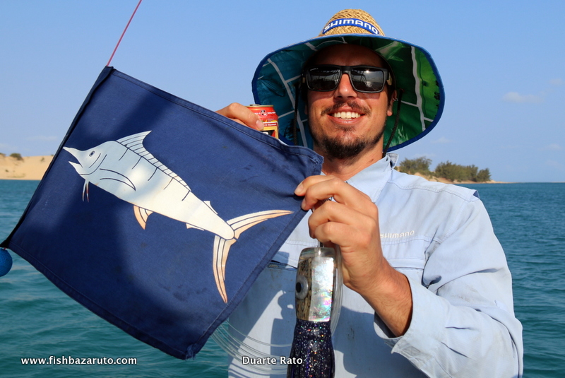 A Bazaruto Black and Blue marlin released for Craig on his trip over from Oz