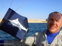 Successful black marlin release!