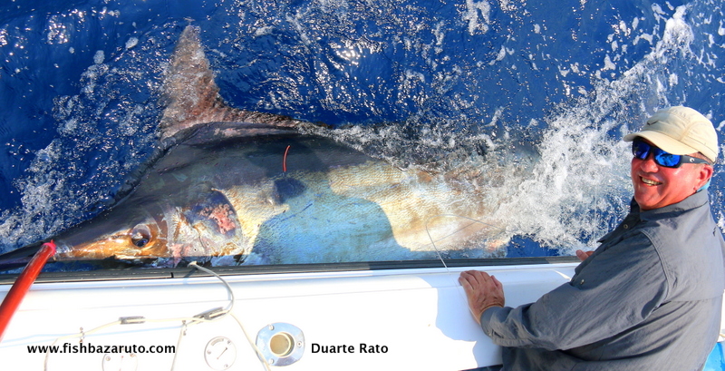 Nice big black marlin by Captain Duarte Rato and crew off Bazaruto.