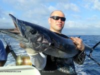 We have had some amazing wahoo fishing the last three years and August to September was incredible. We then caught them here and there throughout the Season but in late November they once again appeared in good numbers and size for a few days!