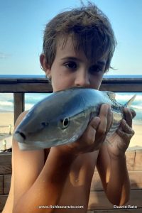 Duarte Jnr with another first, a Mozambique Bonefish