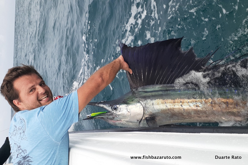 Diablos-first-Mozambique Sailfish caught-and-released-off-Bazaruto-Island