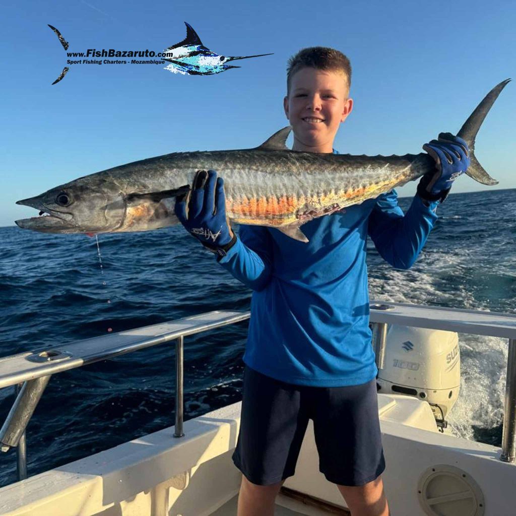 Fishing Bazaruto with the kids - cuta