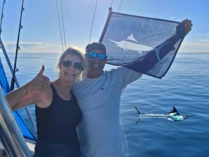 Read more about the article Katherine Winson releases a blue marlin for her first billfish